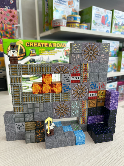 Magnetic cubes estilo videojuego