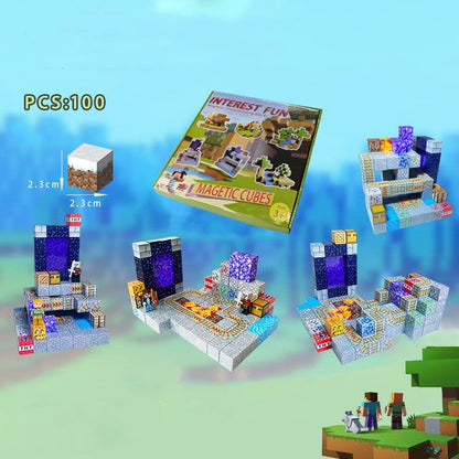 Magnetic cubes estilo videojuego
