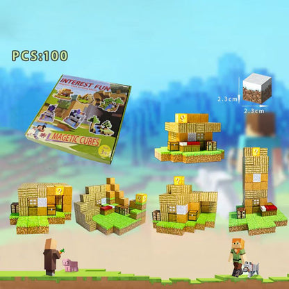 Magnetic cubes estilo videojuego
