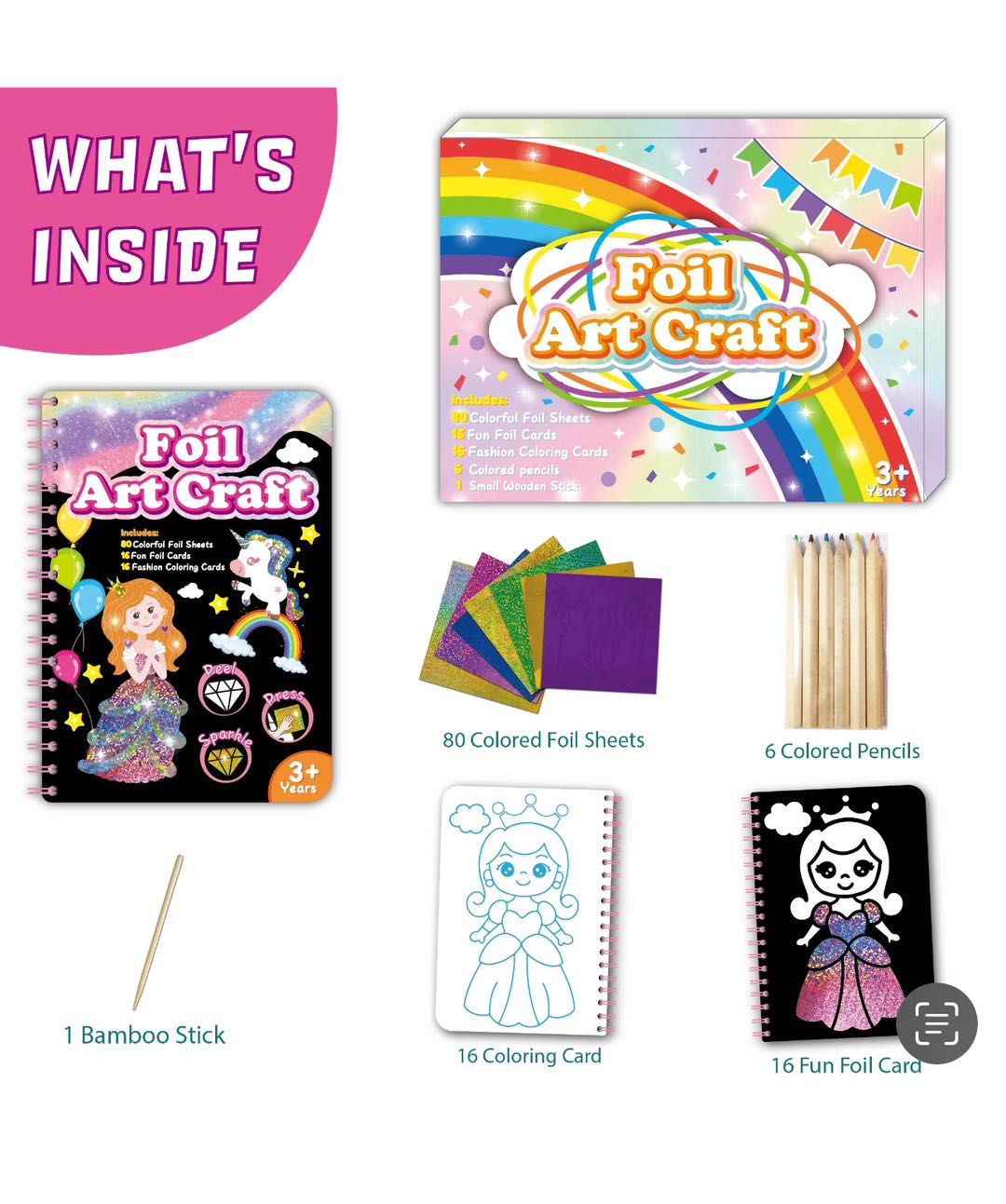 Foil art book