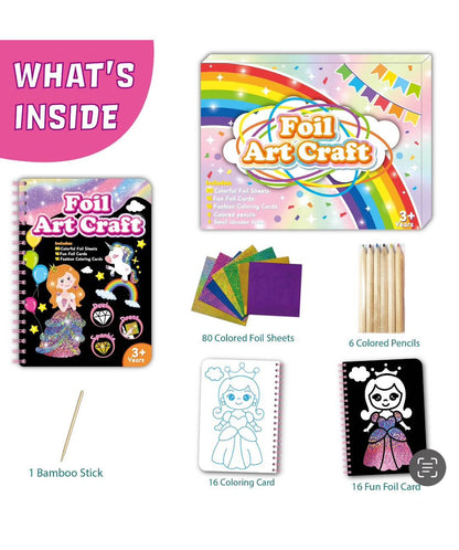 Foil art book