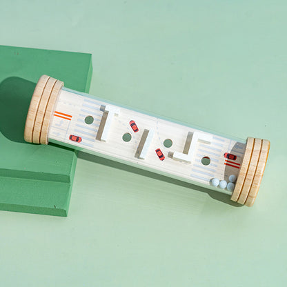 Rolling ball maze game