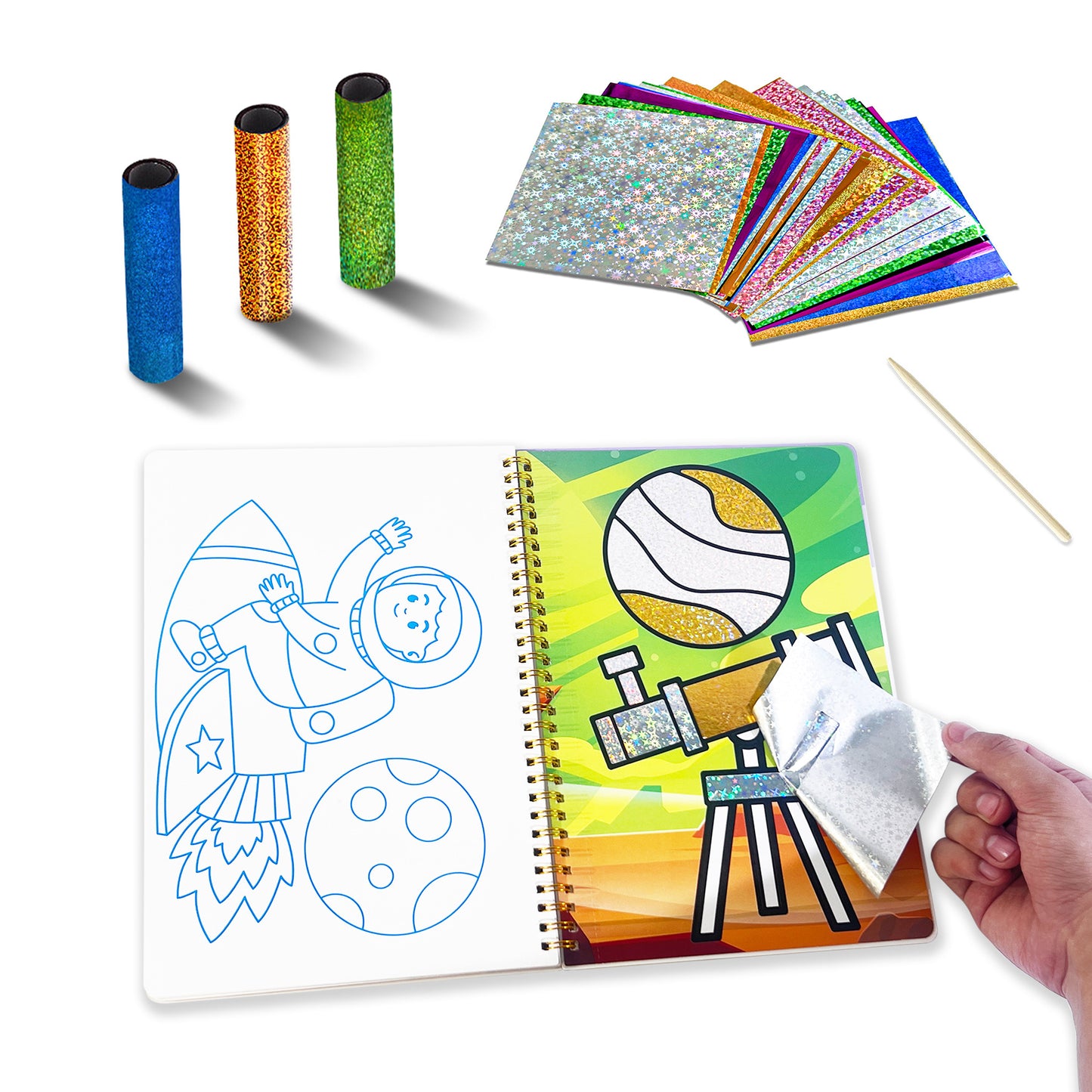Foil art book