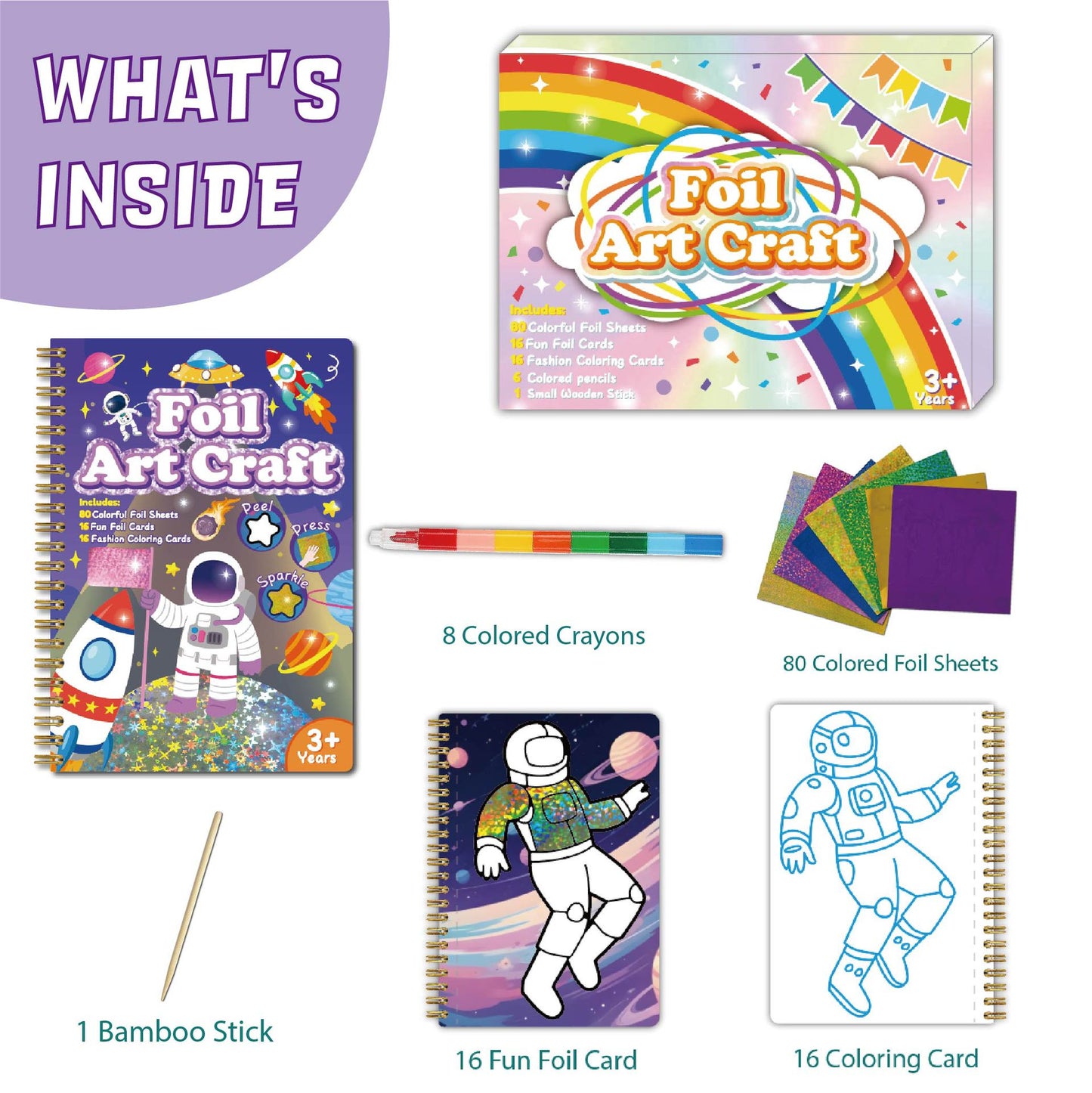 Foil art book