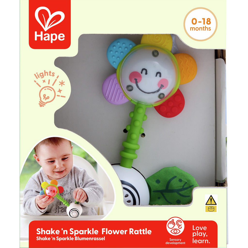 Shake 'n Sparkle Flower Rattle
