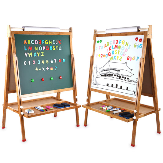 Pizarra educativa 2 en 1 con accesorios