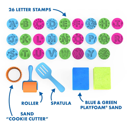 Playfoam Sand ABC cookies set