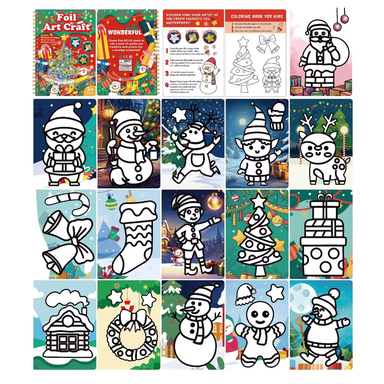Foil art book