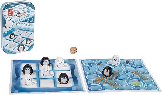 2-in-1 Tic Tac Toe/Snakes & Ladders