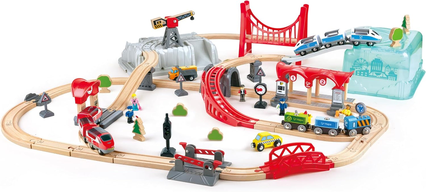 City Train Bucket Set