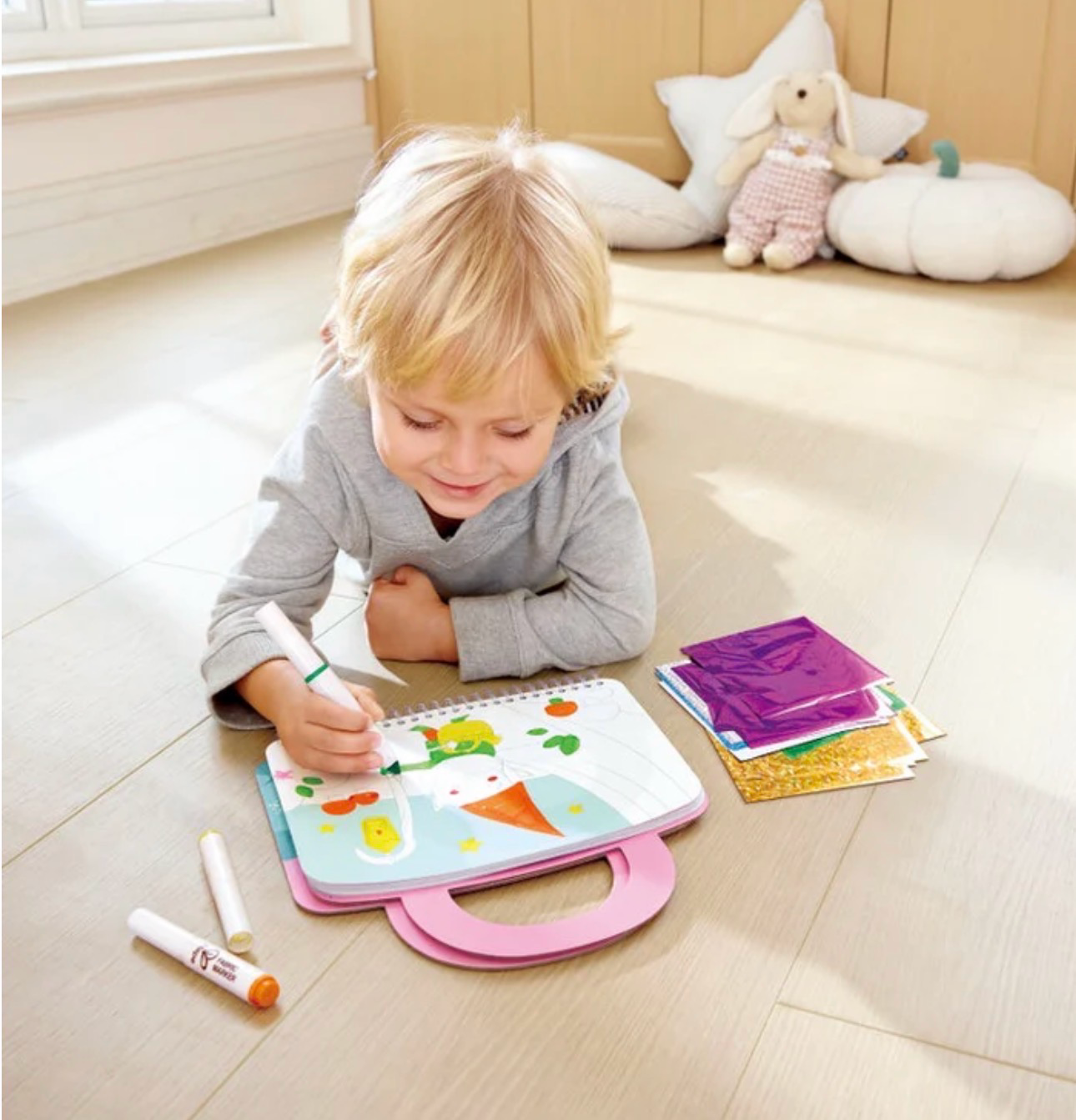 HAPE FOIL ART TRAVEL KIT FAIRY