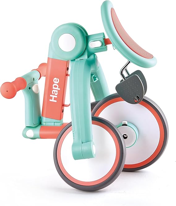 Hape Triciclo de Equilibrio Plegable Multifuncional 3 en 1