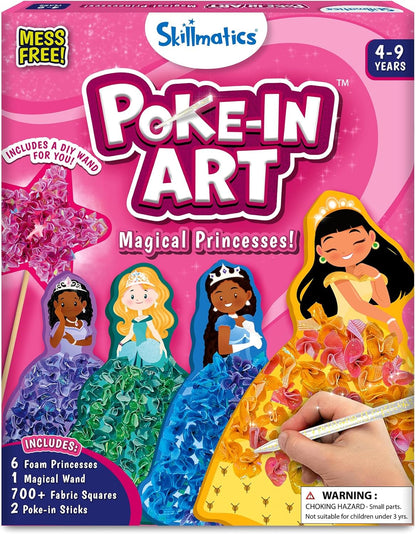 Skillmatics Poke-in Art - Princesas mágicas