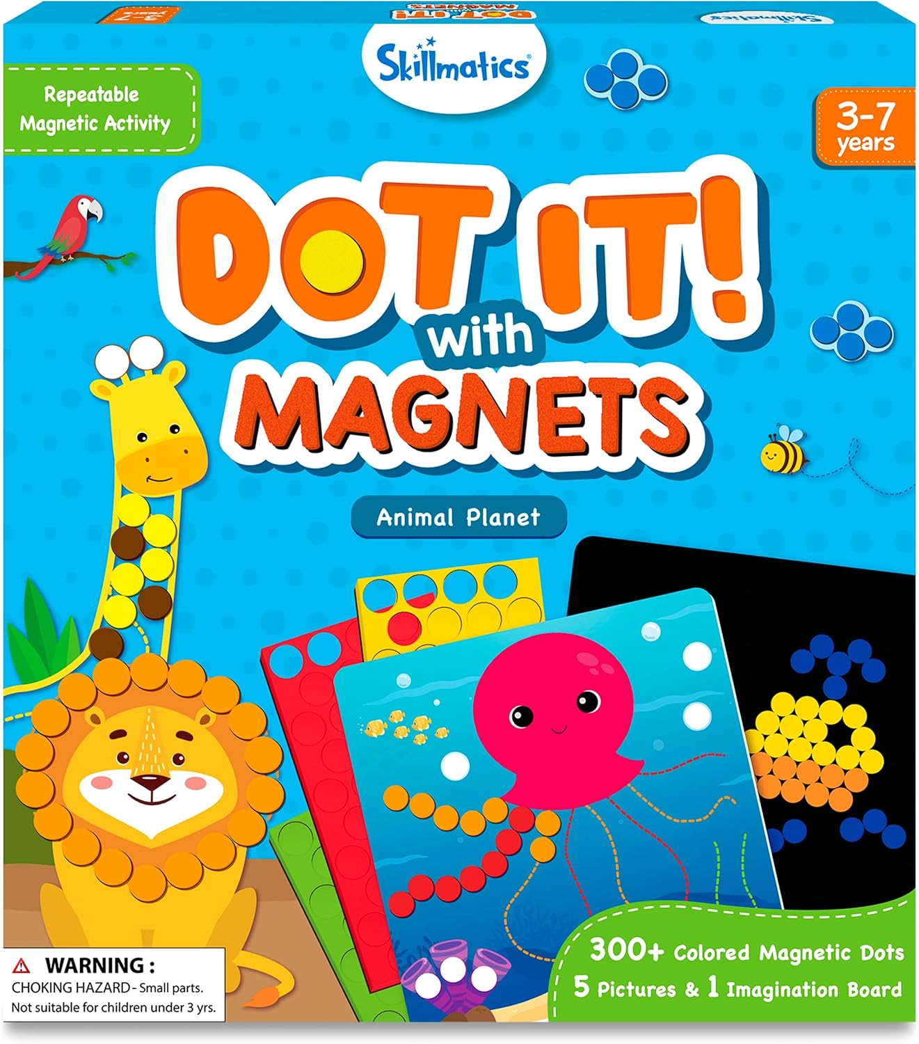 Skillmatics - Dot It con imanes animales