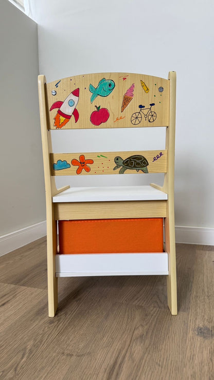 Mesa & Sillas Hand Painted Edition by Espacio Infinito