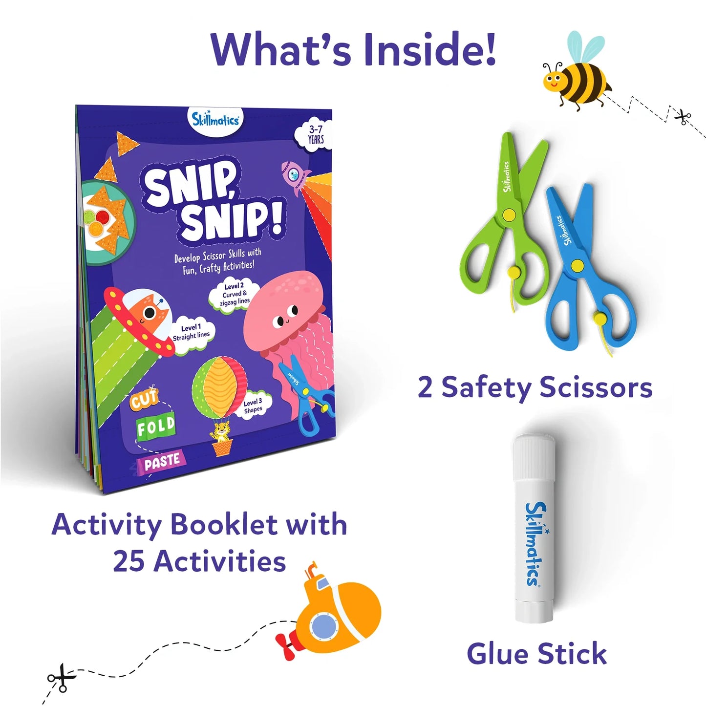 Snip snip/ develop scissor skills