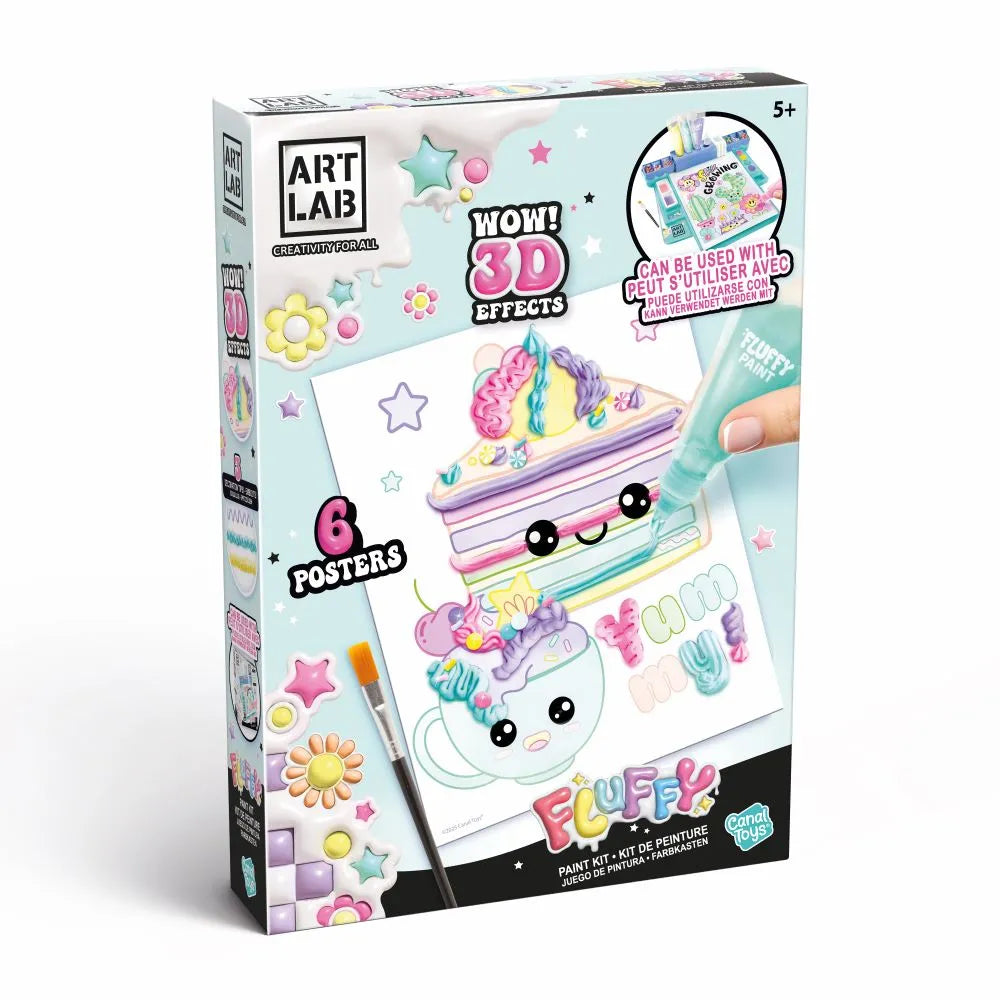 Fluffy paint kit