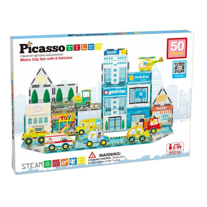 Metro City Set 50 piezas - Picasso Tiles