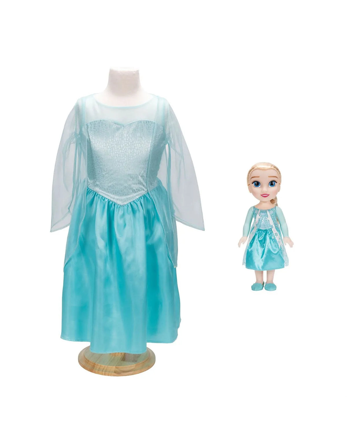 DISNEY PRINCESS / muñeca y disfraz para niña