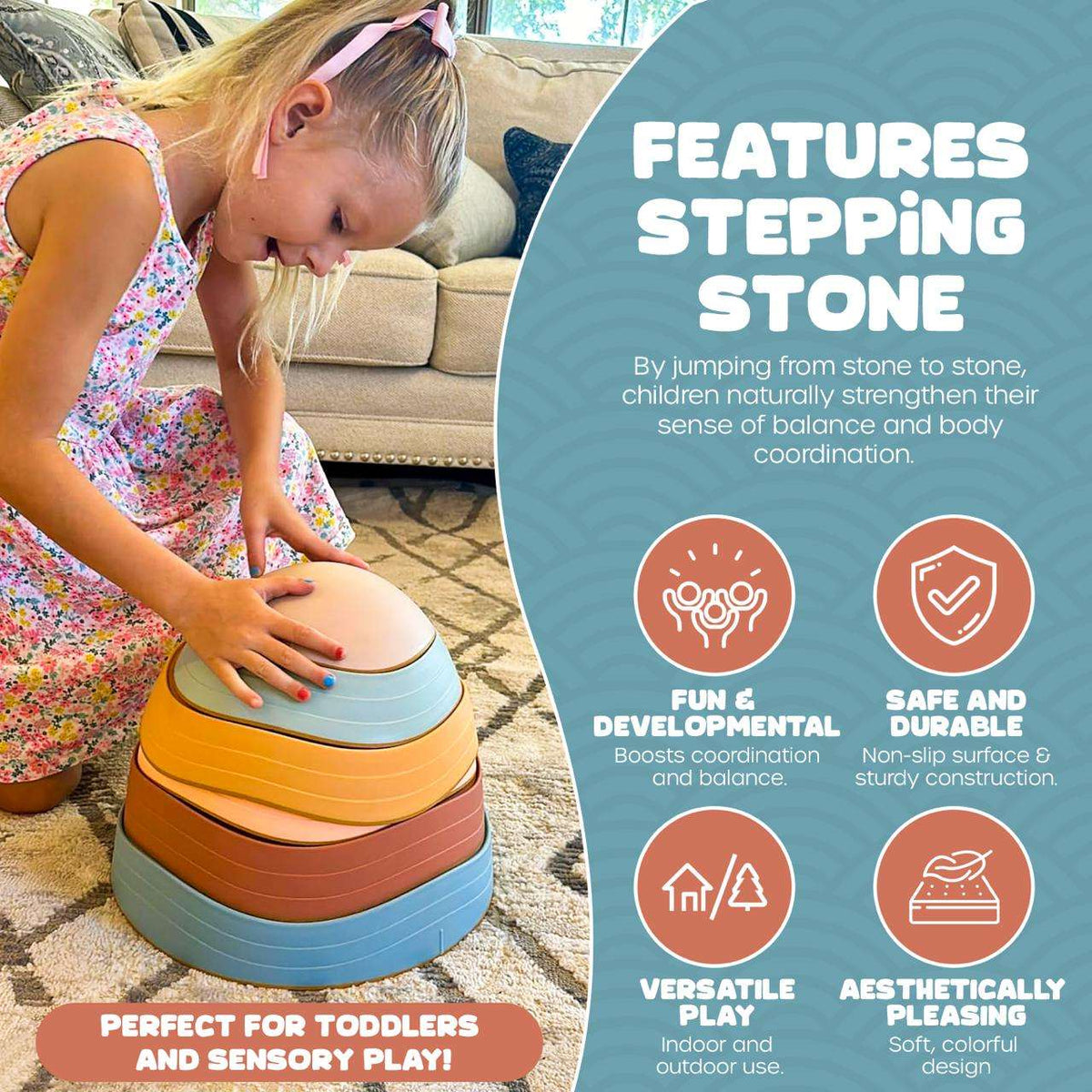 Balance Stones colores pastel