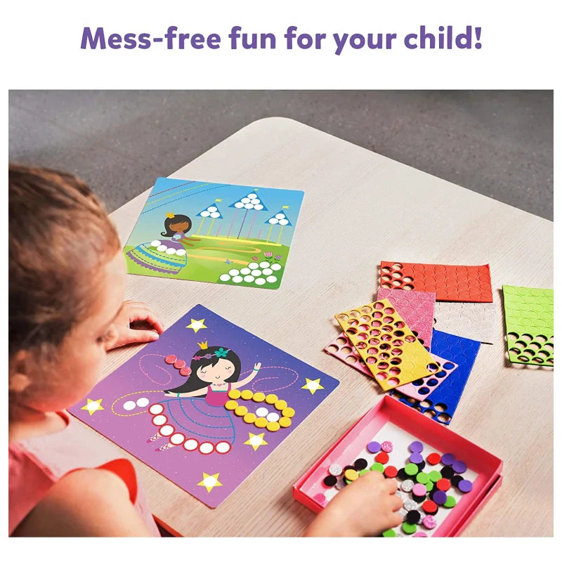 Dot it with magnets unicornio y princesas