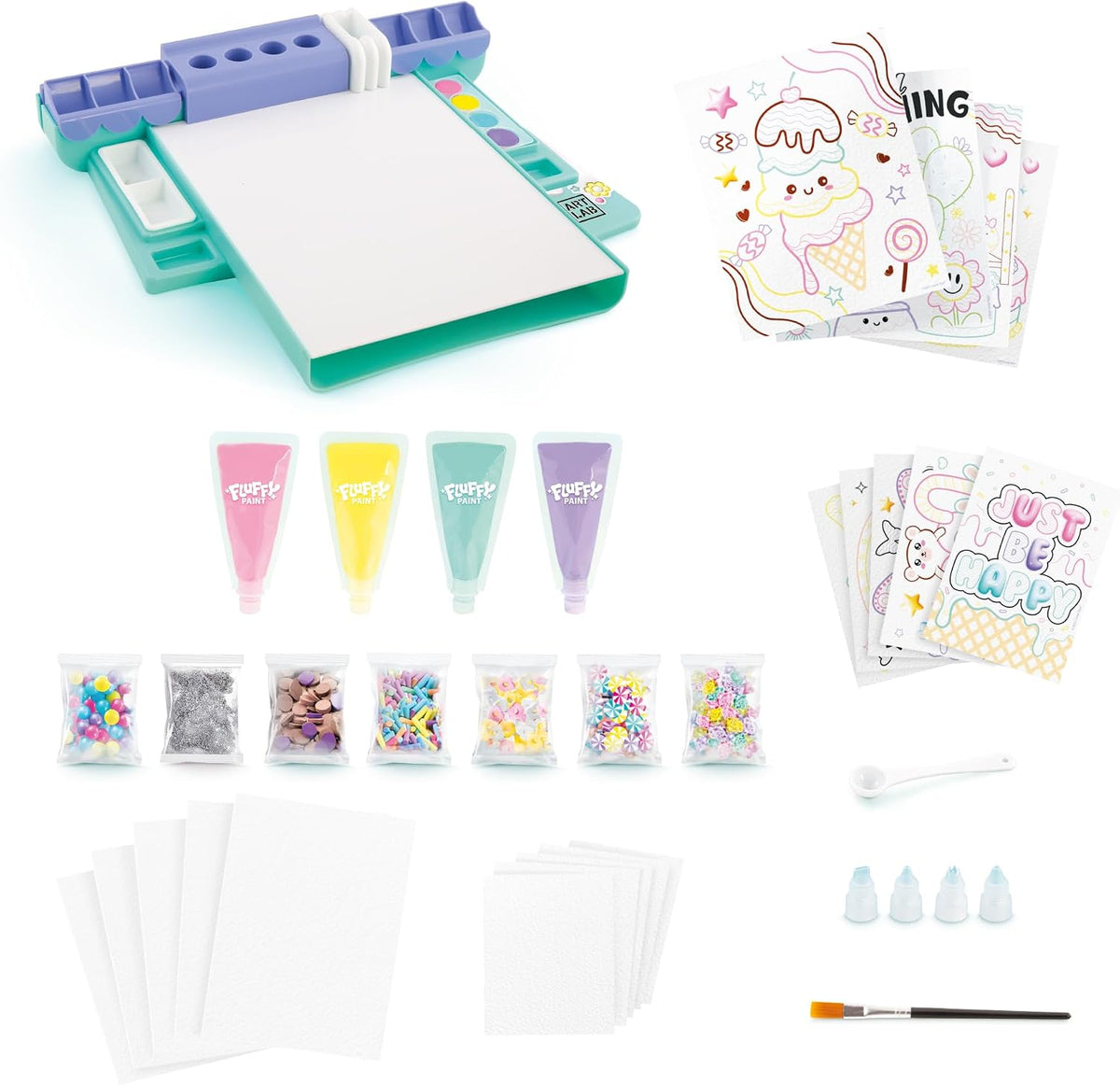 Art Lab Fluffy Paint Studio – 3D Painting Set for Kids