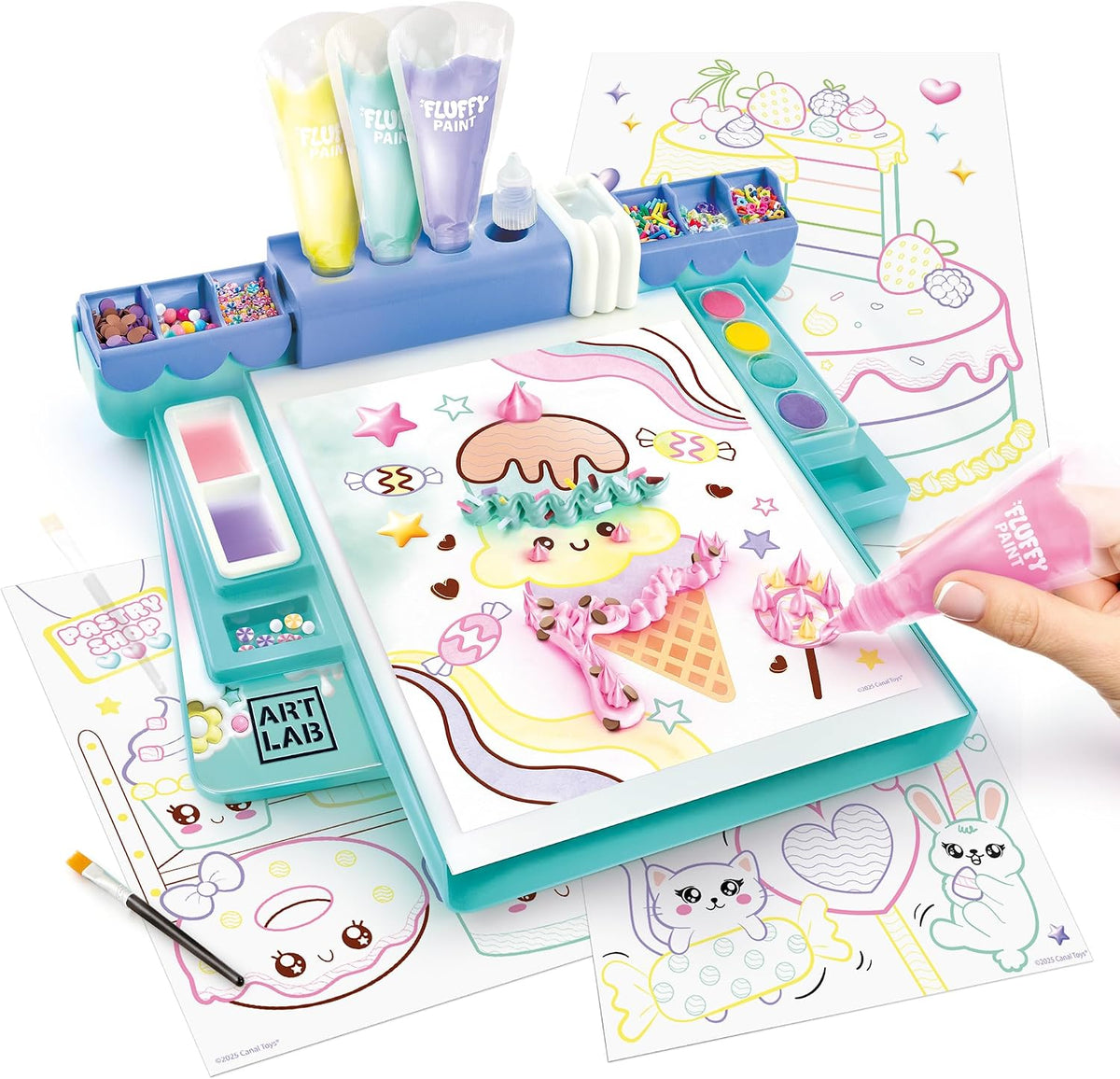 Art Lab Fluffy Paint Studio – 3D Painting Set for Kids