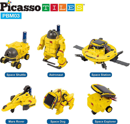 PicassoTiles STEM - Robot espacial con energía solar