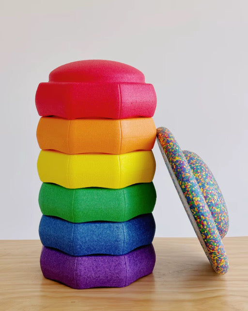 Stepping stone con tabla de balance