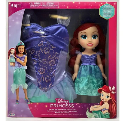 DISNEY PRINCESS / muñeca y disfraz para niña