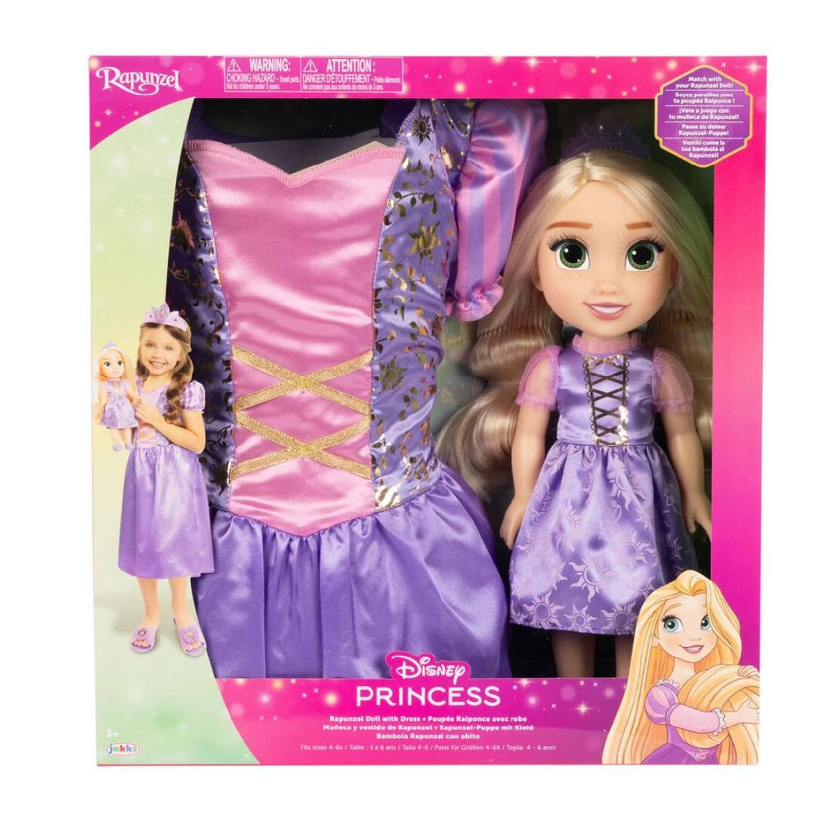 DISNEY PRINCESS / muñeca y disfraz para niña