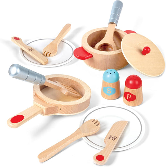 Juego de accesorios de cocina de madera - 13 piezas