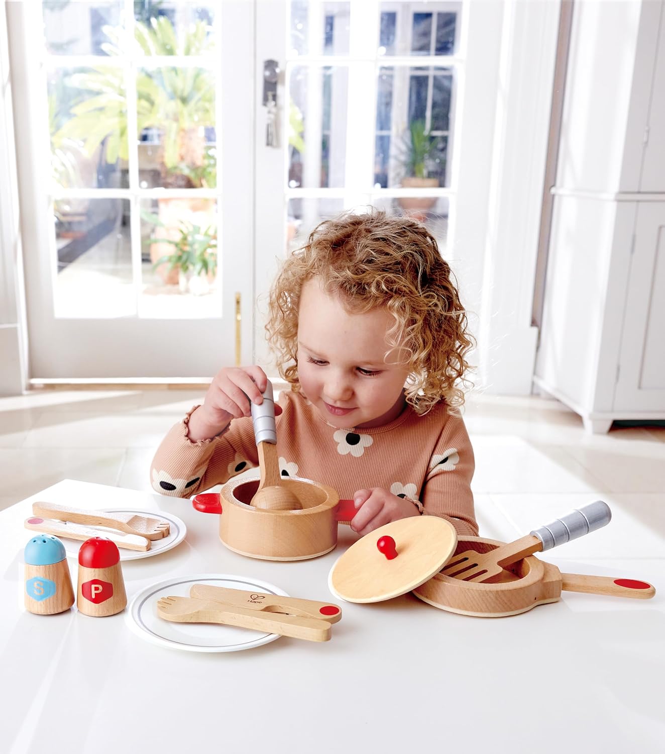 Juego de accesorios de cocina de madera - 13 piezas