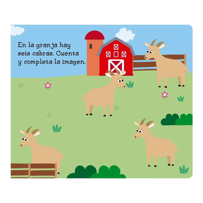 Aprende los Números con los Animales de la Granja