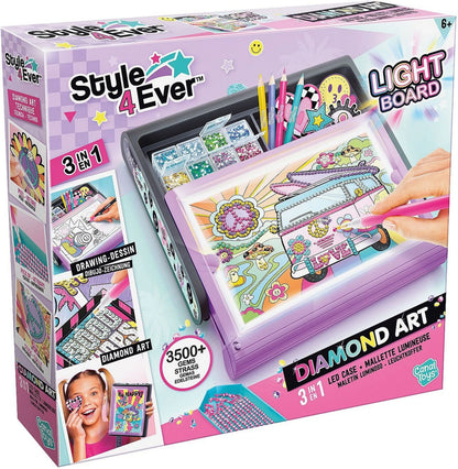 Diamond art 3 in 1 led case