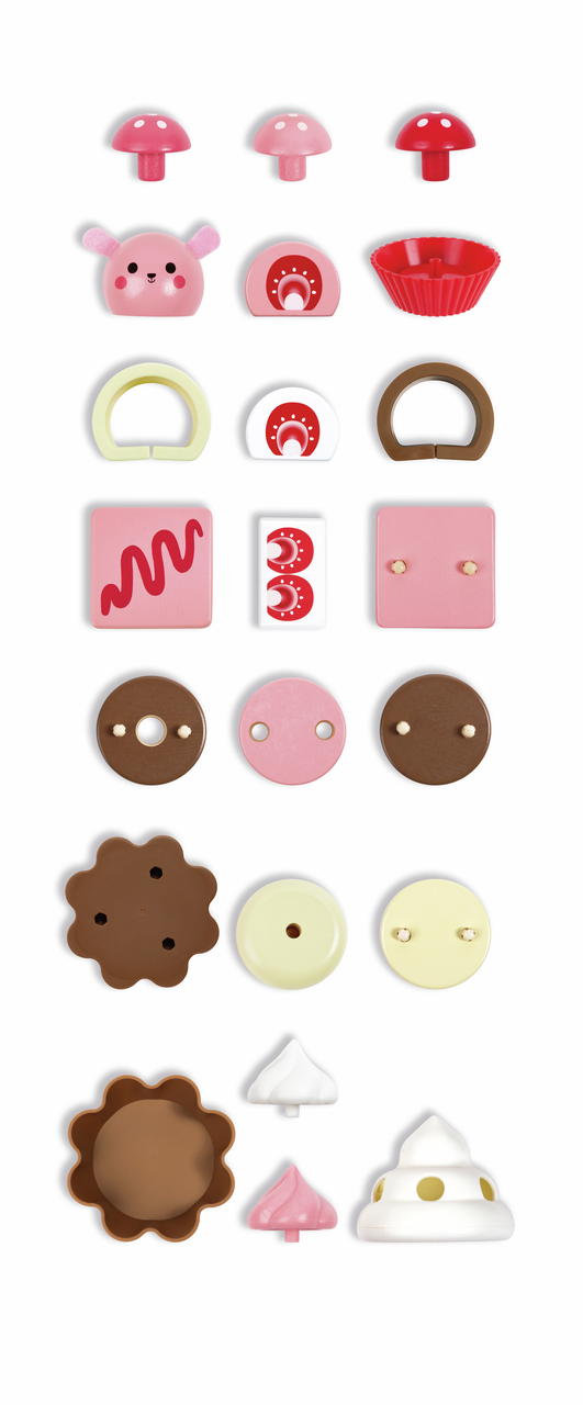 Strawberry dessert set