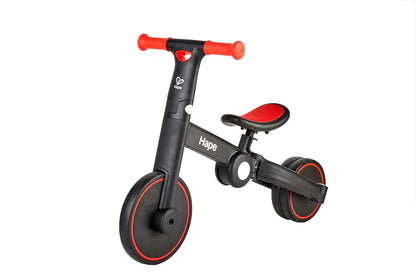 Hape Triciclo de Equilibrio Plegable Multifuncional 3 en 1 ROJO