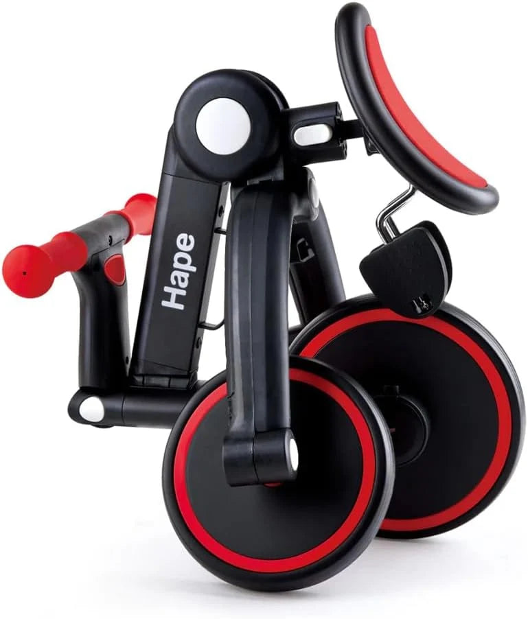 Hape Triciclo de Equilibrio Plegable Multifuncional 3 en 1 ROJO