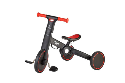 Hape Triciclo de Equilibrio Plegable Multifuncional 3 en 1 ROJO