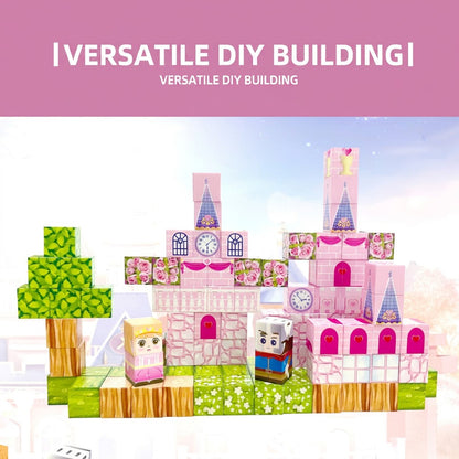 Cubos magnéticos castillo/princesa