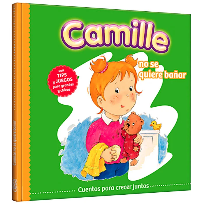 Camille no se quiere bañar