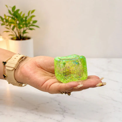 Cube Squeeze-  squishy con glitter
