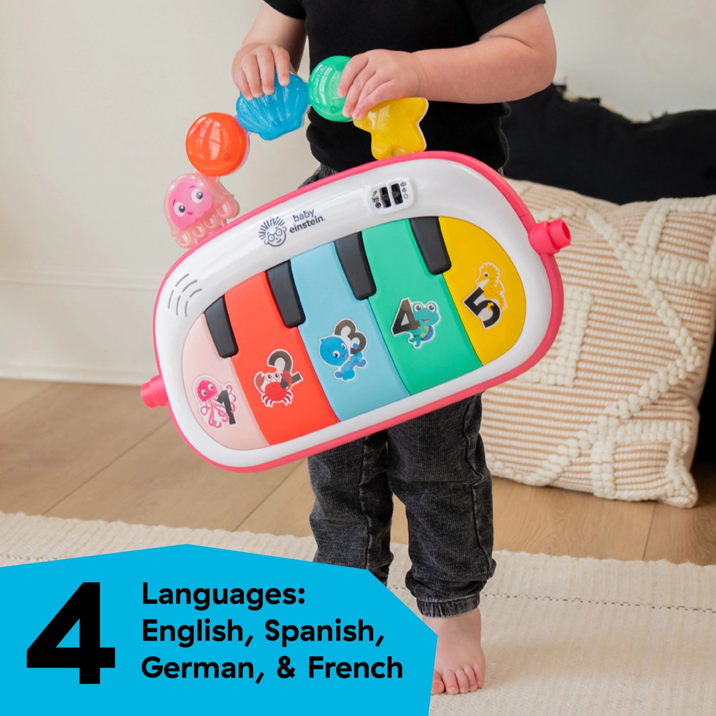 Gimnasio Musical 4 en 1 Kickin’ Tunes Jellyfish Jamboree – Baby Einstein