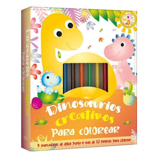 Dinosaurios Creativos para Colorear