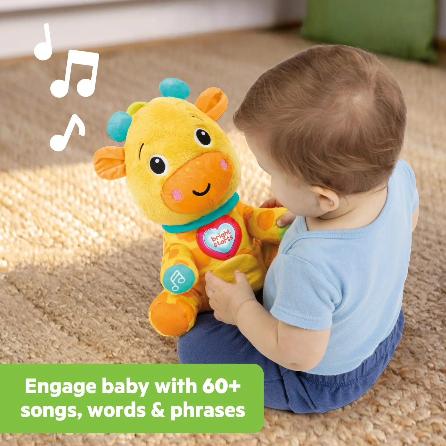 Peluche Musical Chat & Cuddle – Jirafa (Bright Starts)