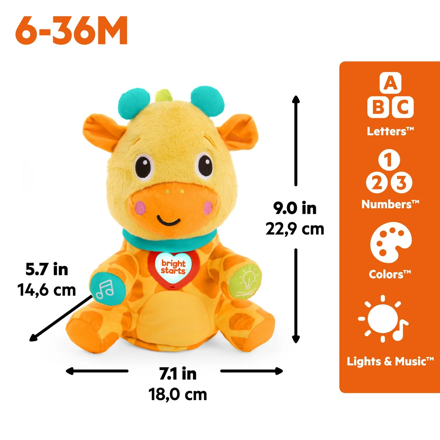 Peluche Musical Chat & Cuddle – Jirafa (Bright Starts)