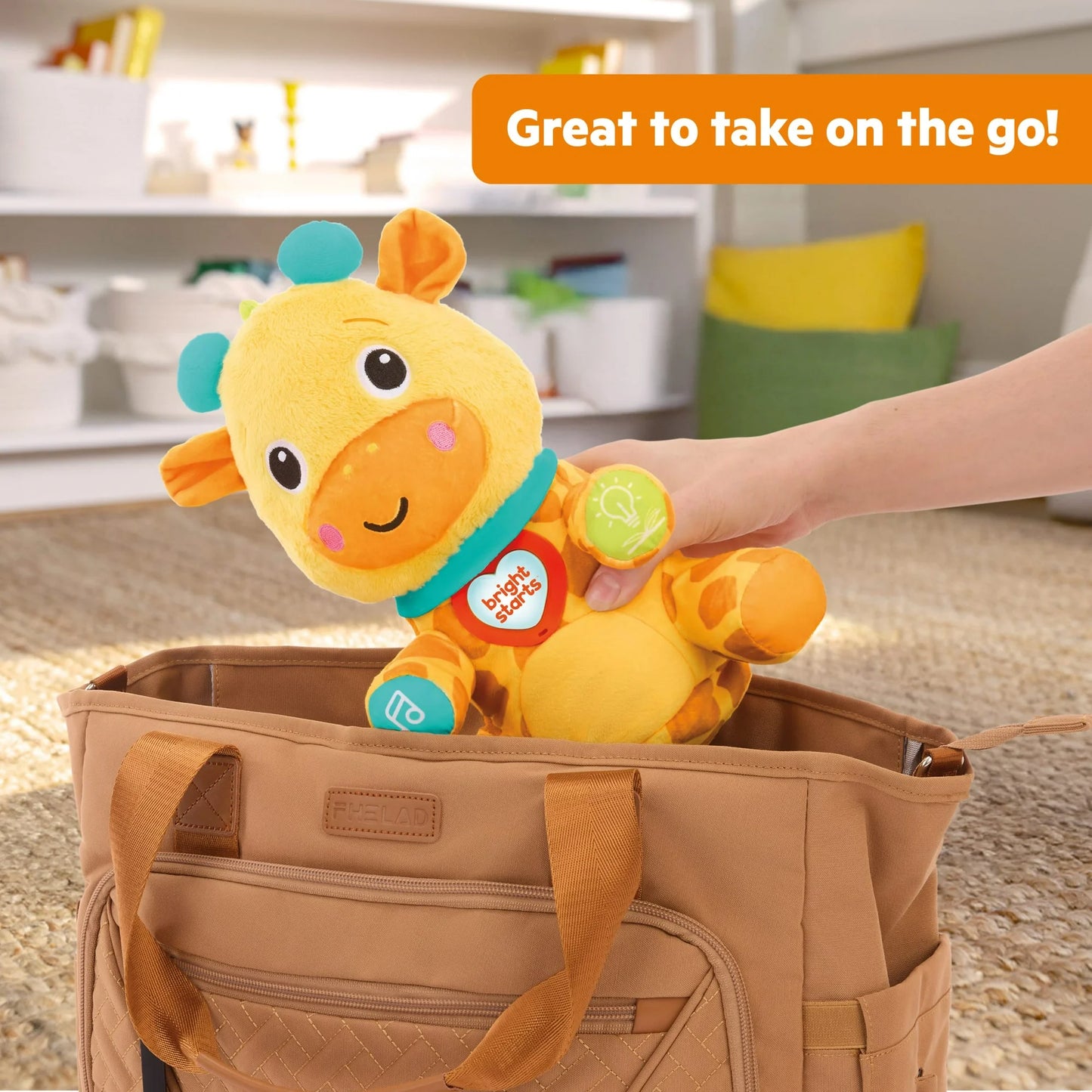 Peluche Musical Chat & Cuddle – Jirafa (Bright Starts)