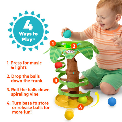 Tropical Twirl Ball – Juguete de Pelotas con Luces y Música