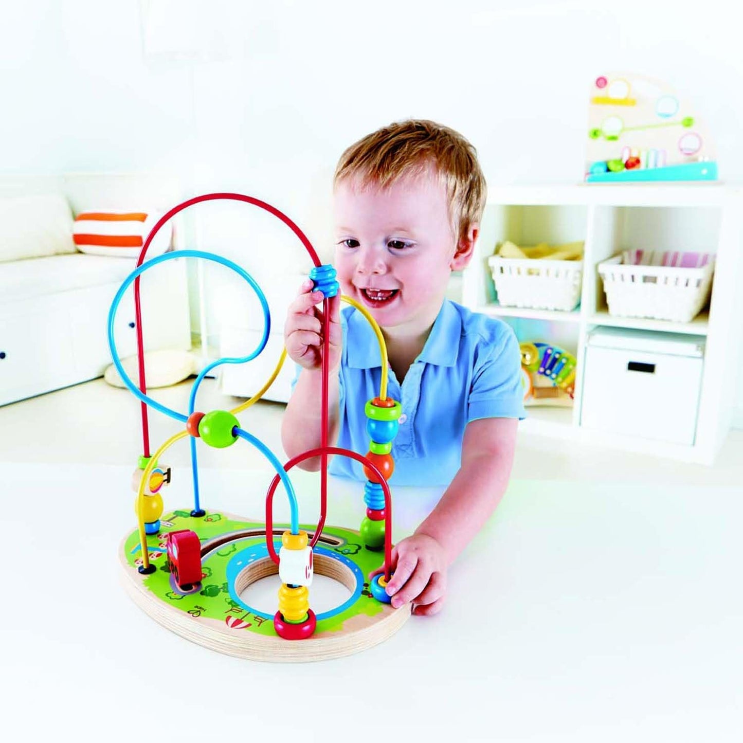 Toddler Wooden Bead Maze