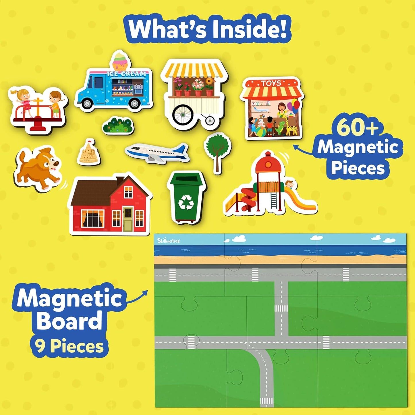 Skillmatics Magnetopia - Diseña tu ciudad